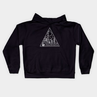 Triangle Forest 2 Kids Hoodie